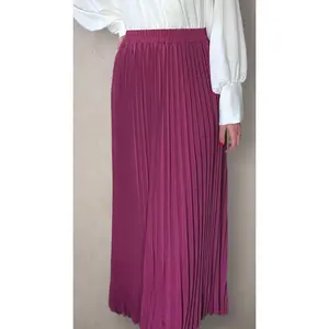 Pleated Skirt Magenta