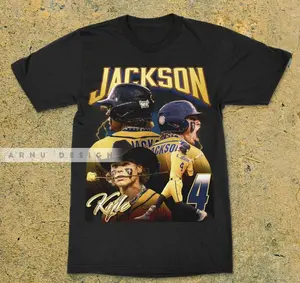 #Kylejacksonn Shirt American Professional Third Baseman, Shortstop and Centerfielder Retro Vintage Shirt Sweatshirt Design, Sports Gift For Adults and Youth