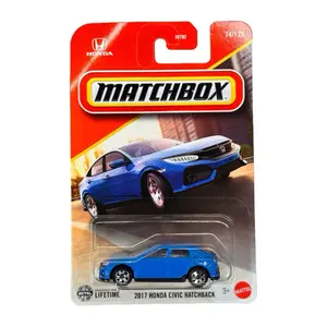 Matchbox 2017 Honda Civic Hatchback Blue 74/125 Diecast Car