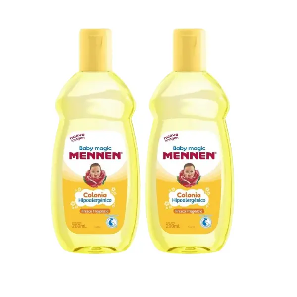 Mennen Baby Cologne - 200ml Liquid, Unisex Infant Skin Care Fragrance with Vitamin C & Hyaluronic Acid, Essential Baby Item for Parents, Eco-Friendly, Oil, Lavender