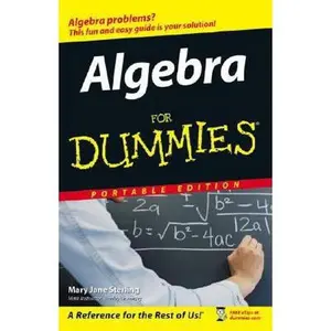 USED-Algebra For Dummies, Portable Edition by Mary Jane Sterling (Paperback)