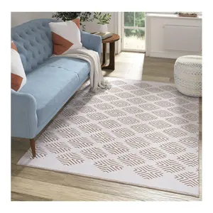 Ox Bay Diamond Flatweave Cotton Blend Indoor Rug, 7'9" x 9'9"