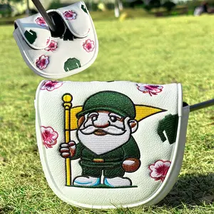 Cute Old Man Golf Club Head Cover, Durable Putter Protector, Essential for Daily Practice & Competition, Fun Game Lover Toy Accessory