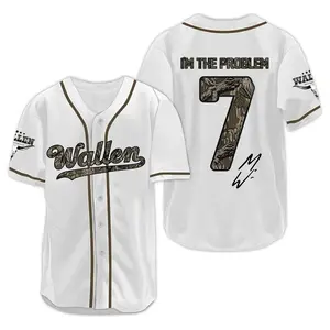 7 Wallen Baseball Jersey, Country Music Shirt For Unisex, Tour 2026 Fan Gift, Still The Problem Tour 2026 Short Sleeve Shirt, MW Fan Merch