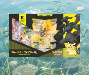 Pikachu & Zekrom gx Premium Collectible Cards Trading Cards