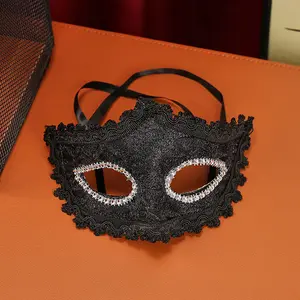 High-End Makeup Ball Mask, Half-Face Party Costume Accessory, Party Supplies, Unisex Design for Birthdays & Festivals, Perfect for Men & Women