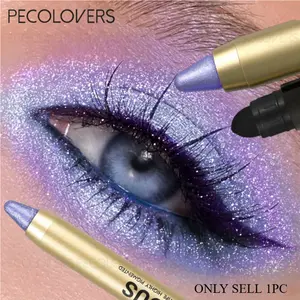 1pc Soft-Pearl Eye Contour Pen - Lightweight Luminous Texture, Beginner-Friendly Precision Applicator, Ideal for Everyday Chic Makeup & Holiday Gift Giving - Multi-Finish Eye Color Stick