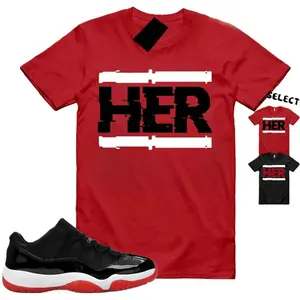 Unisex Shirt To Match AJ 11 Low Bred 2025 Sneaker Matching Tee HER T-Shirt, 11 Low Bred Outfit, Trending Shirts, Top Tshirt
