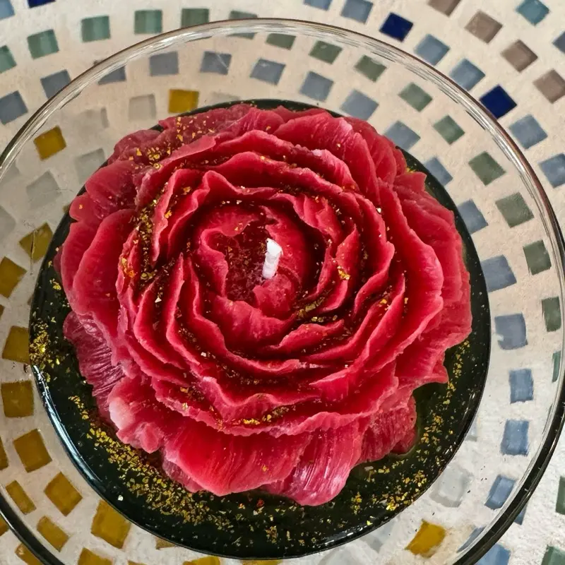 Rose Candle