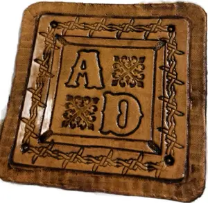 Custom Leather Coaster