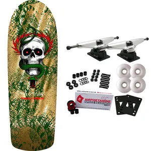 Powell Peralta Skateboard Complete McGill Skull and Snake Green/Gold Foil Old School Reissue
