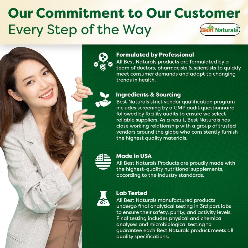 Best Naturals Eyebright 470 mg 180 Capsules - Herbal Supplement for Eye Health & Vision Support - Made in USA - Premium Formula