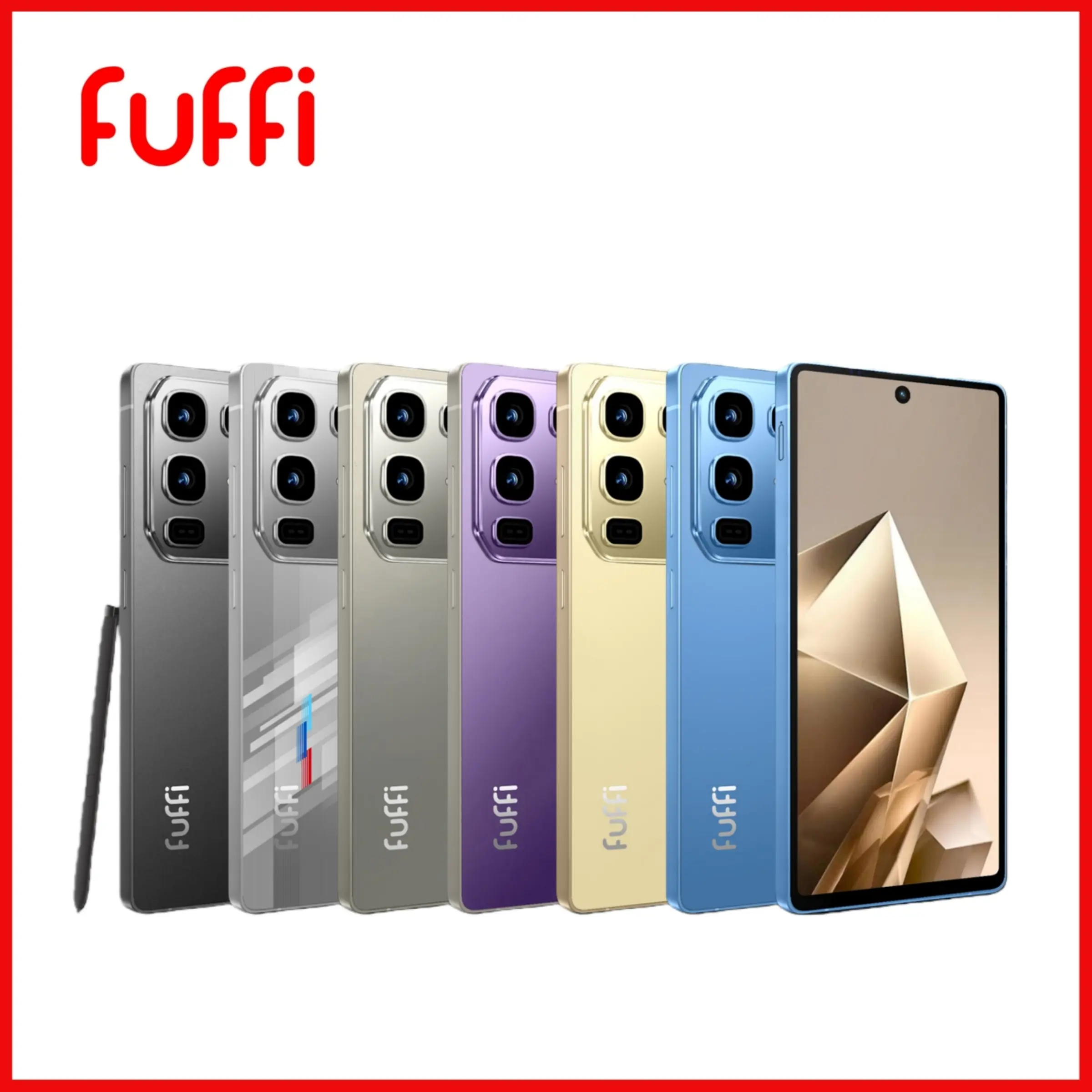 未使用 Androidスマートフォン fuffi 8GB/256GB FUFFI-X6 Pro,Smartphone Android,6.8 inch,8+256GB ROM,Mobile phones