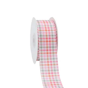 GIRL PLAID GROSGRAIN RIBBON