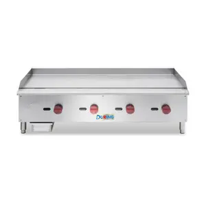 DURING D-GGR48 48" Commercial Countertop Gas Griddle - 4 Burner, 120,000 BTU