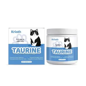 Kriath Cat Taurine Powder, Gentle Formula for Comfortable Pet Care, Daily Nutrition Supplement, Essential for Feline Health