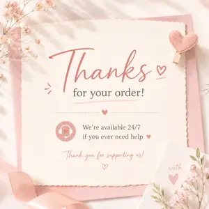 Umex  Thank You Card Insert – Complimentary Gift Note--1