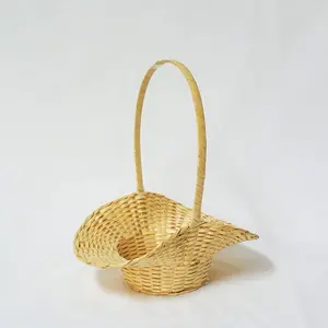 3 Pc Bamboo Baskets 4" 5" 6" 7" 8" 10" 12" 18" for Wedding, Party, Bread Basket