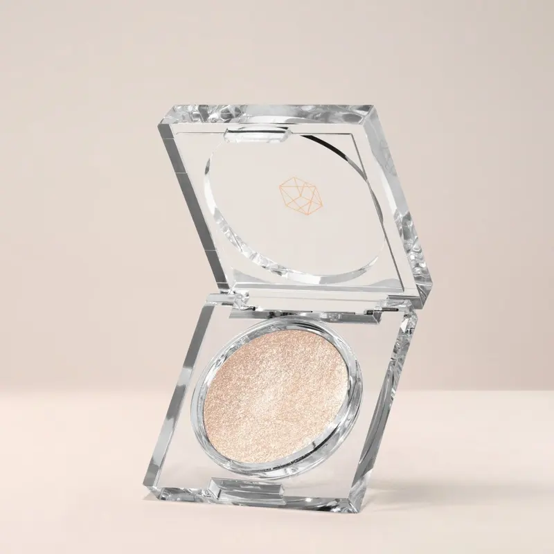 Cosmic Pearl Shimmer Metallic Chrome Pigment Eyeshadow - Travel Size, Fragrance-Free, Nourishing Vegan Cruelty-Free Cosmetic with Organic Sunflower Oil, Milky Smooth High-Pigmentation Titanium-Infused Dewy Easy-Blendable Formula for Eyelids