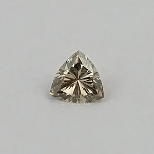 Champagne Trillion Cut Lab Grown Loose Diamond