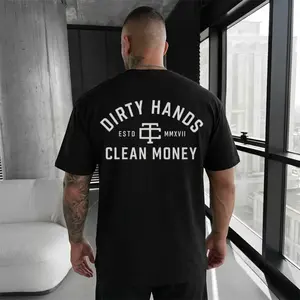 Dirty Hand Clean Money T-Shirt, Hoodie & Sweatshirt, Blue Collar Graphics Shirt, Graphics Tee For Working, Men's Gifts, Casual Menswear, For Men