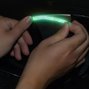 20 Colored Reflective Strips, Self-adhesive Stickers, Suitable for Car and Motorcycle Wheels