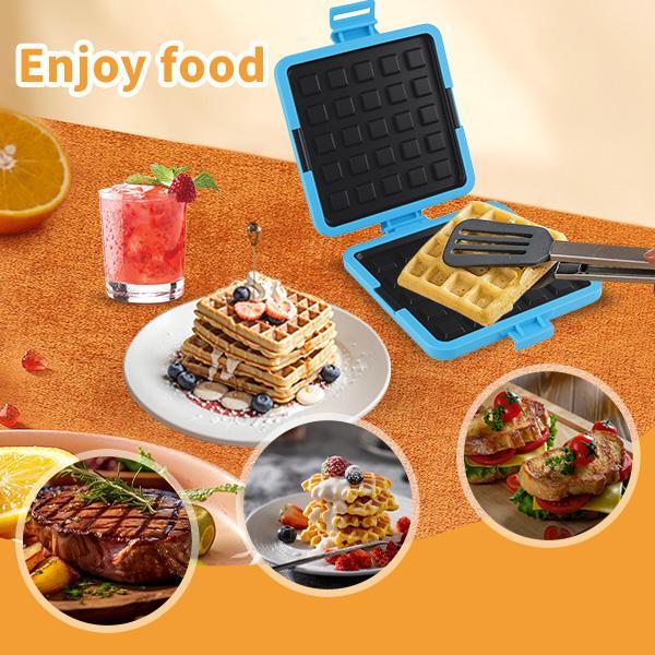 Microwave Toaster & Multi-functional Sandwich Maker, Quick Cooker for Waffles, Panini, and Sandwich Presses, High-temperature Resistant Material for Even Heating, Easy Meal Prep Tool, Fast Breakfast, Dishwasher Safe, Easy Clean