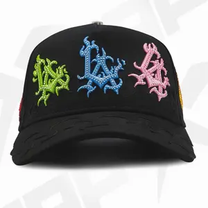 LA Flames Neon Premium Snapback Hat - X Caps
