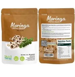 Moringa Seeds | 200 Seeds Approx. | Premium Quality | PKM1 | Edible | Planting | Moringa Oleifera| Malunggay | Semillas De Moringa | Drumstick Tree | Seeds from India (2 oz)