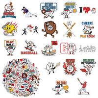 200pcs Baseball Theme Stickers