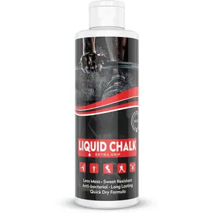 Pro Grade Liquid Chalk – SportMedIQ Mess-Free Grip for Weightlifting, Rock Climbing, Anti-Bacterial, Gymnastics & More – Fast-Drying, 8.5 oz Bottle