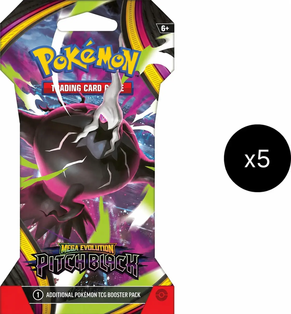 Pokemon English ME05 Pitch Black 5 Pack Bundle LIVE OPENING