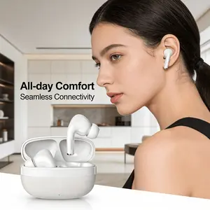 Wireless Bluetooth-compatible Earphones, Compatible with AirPods, Android, PC, High-Quality Noise Isolation, Comfortable Fit, Ideal for Daily Use and Travel