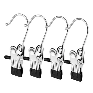 16 boot hook clips, premium hook clip clips, heavy-duty wardrobe hook managers for home travel, clips for socks, wardrobes, towels, pants, socks, handbags, hats