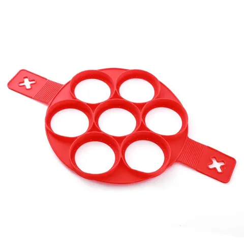 Seven-hole round egg ring fried egg model