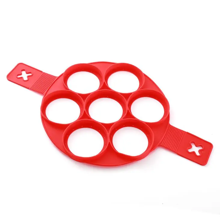 Seven-hole round egg ring fried egg model Seven-hole round egg ring fried egg model