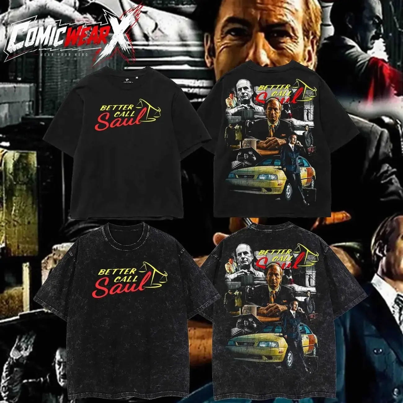 [ ComicWear X ] Better Call Saul Breaking Bad Mens T-Shirt, Need A Lawyer Better Call Saul, Unisex Tee, Classic T-Shirt, Sweatshirt, Graphic Movie Tee Cotton Fabric 69F
