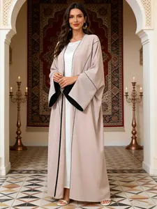 Elegant Islamic Abaya for Women, Loose Abayas, Stylish, Long Sleeve Loose-Fitting, Perfect for Daily Wear and Special Occasions