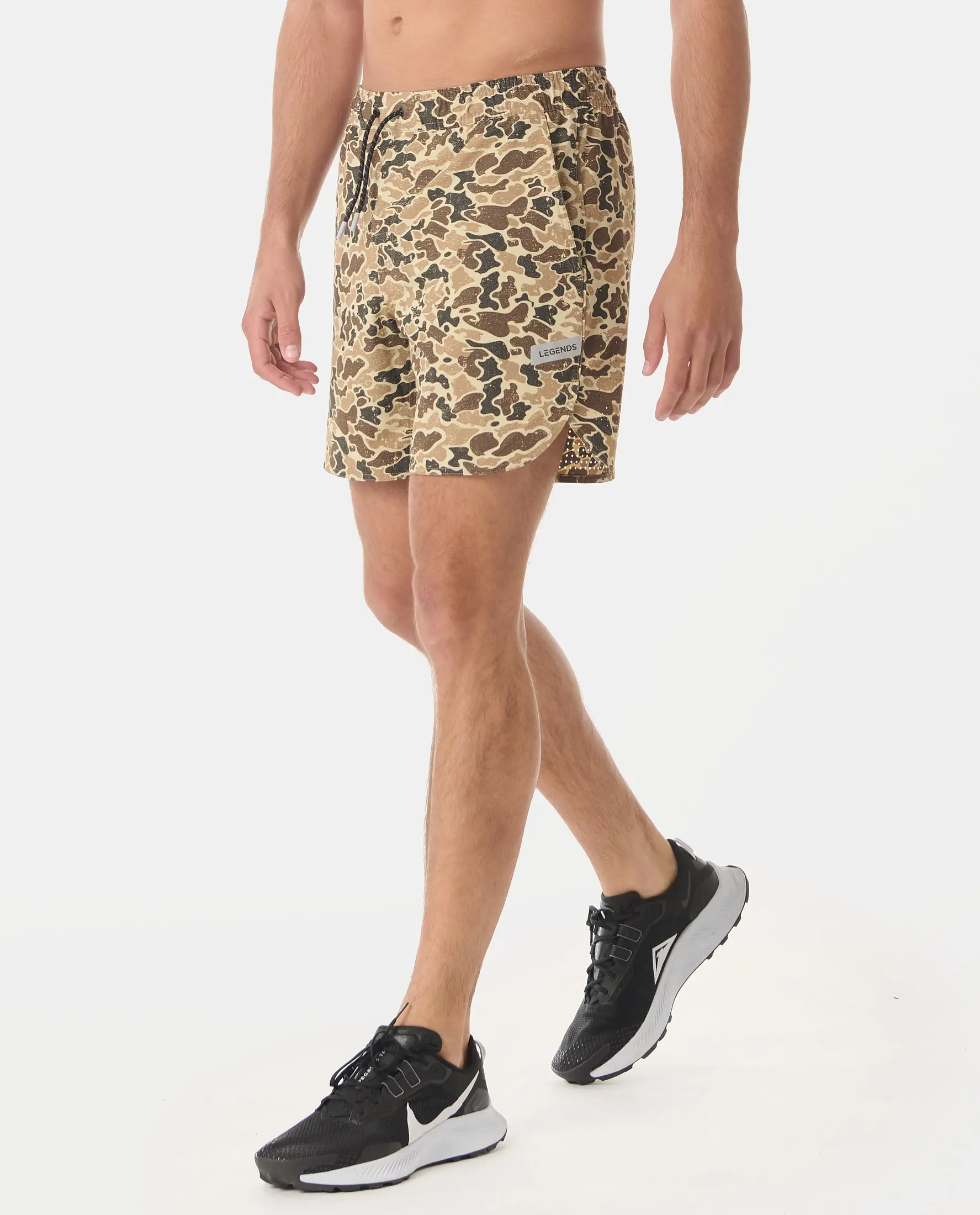 Luka HD Short Duck Camo Camel, XL 5" (Liner)