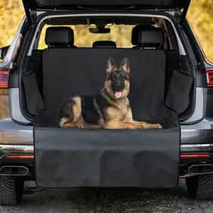 Waterproof & Non-Slip Dog Car Trunk Liner, Scratch Resistant, Washable Pet Cargo Cover for Small Trucks & SUVs, Car Trunk Pad , Luggage Cover  (Black)