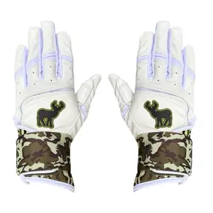 Deer Hunter Camo Baseball Batting Gloves Long Cuff