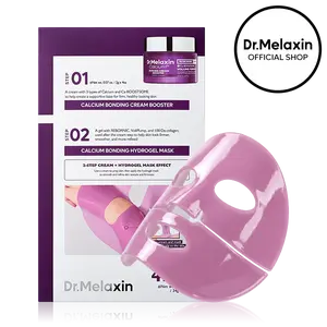 [Dr.Melaxin Official] 2-STEP CALCIUM BONDING GEL MASK 4EA with 10,000ppm Re-Bonding Calcium Double Glow & Elasticity for Visible Barrier Repair Firming Care