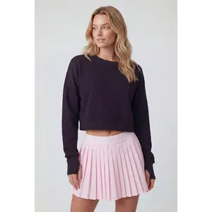 Emmie Modal Crop Crewneck Sweatshirt