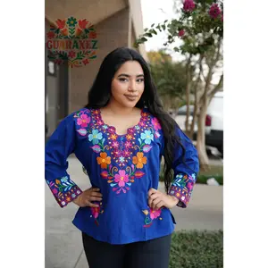 Delia Mexican Embroidery Top