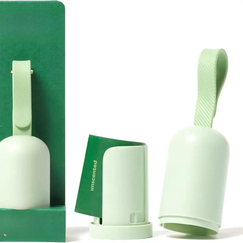 Earth Rated | Dog Poop Bag Holder, Durable and Guaranteed Leakproof, Unscented, Dispenser with Starter Roll