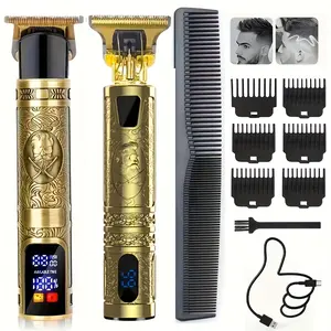 Professional Hair Clipper, Beard Trimmer, Modern Shaver, Smooth Shaving, Durable Blade, Accurate Cutting, Men's Hair Clipper, Beard Trimmer, Cordless Hair Clipper, Rechargeable Hair Trimmer, Wireless Barber Clippers, Multifunctional Clippers