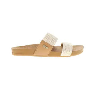 Reef Womens Cushion Vista Slide Casual Sandals Casual - Beige, Brown Reef Womens Cushion Vista Slide Casual Sandals Casual - Beige, Brown