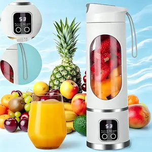 Best Mini Juicer Blender – 2-in-1 Ice Crusher & Smoothie Maker |Upgraded the blade head and battery life ,portable， Fresh Juice, Shakes, Baby Food | USB  & Easy to Clean | Great for Home, Office, Dorm,  cup portable vegetable girl gifts rechargeable love