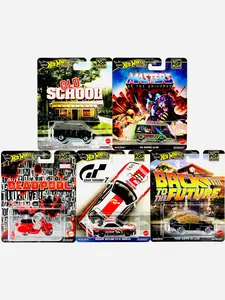 Hot Wheels 2025 Pop Culture Case J (Set of 5 Cars)