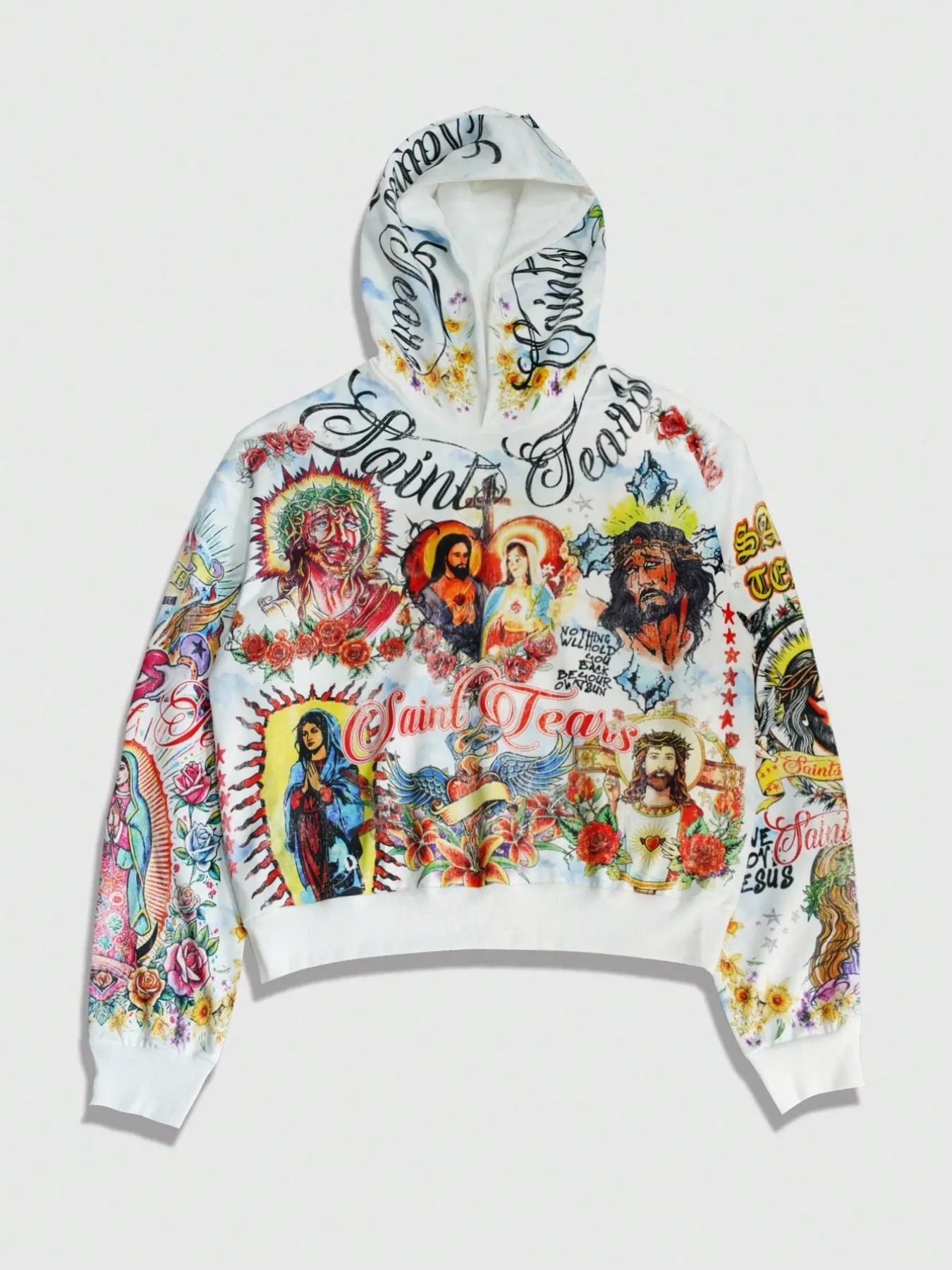 Jesus Mary Mary Hooded Sweatshirt Supreme Supreme Jesus And Mary